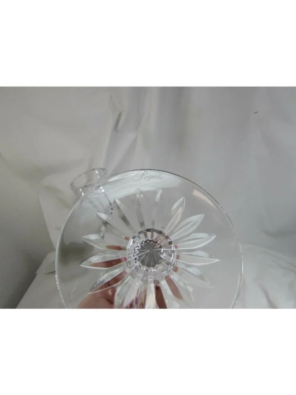 2 Rogaska Crystal RICHMOND CANDLESTICKS DISCONTINUED 10 Inch 52183
